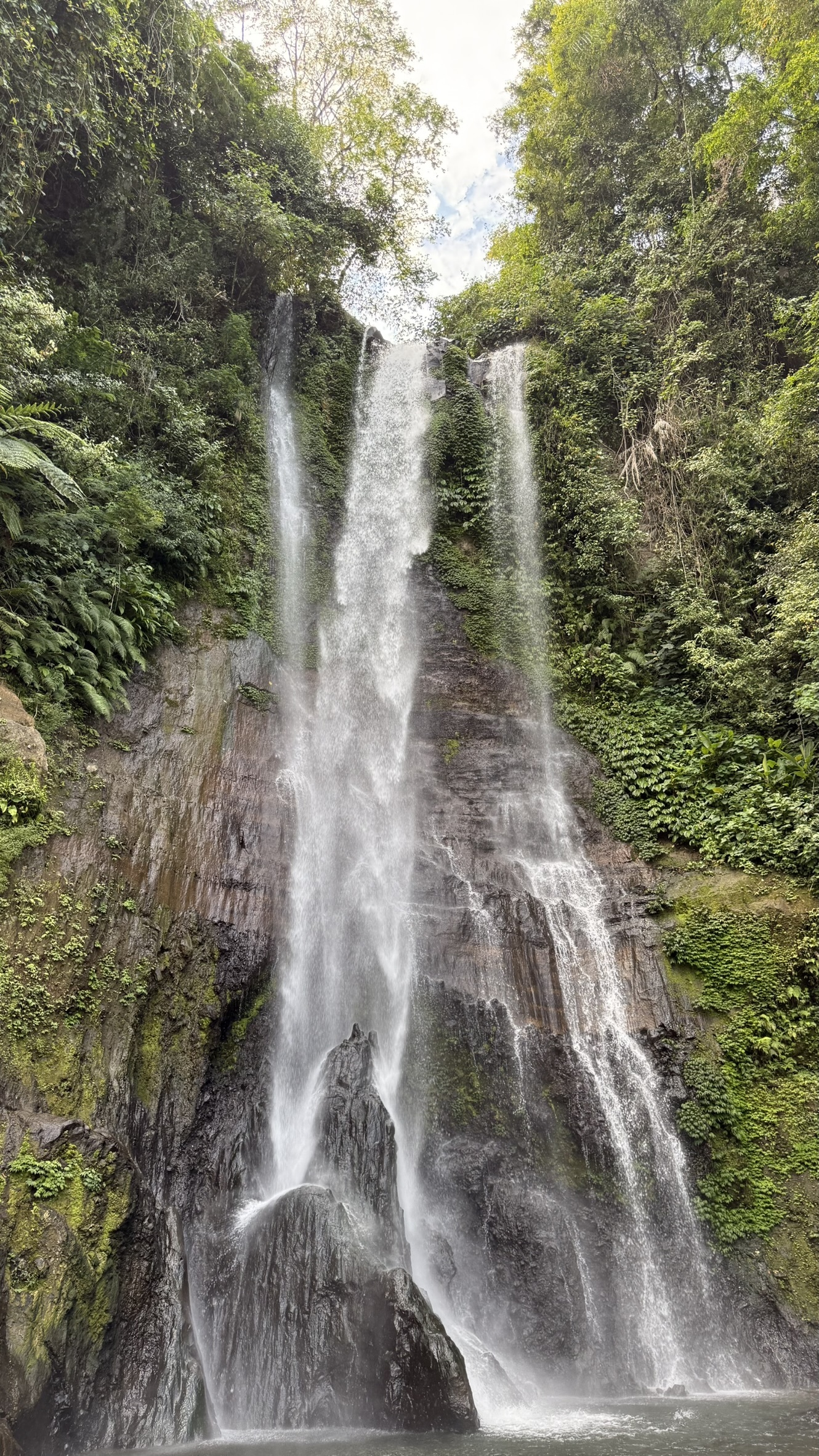 Gitgit-Wasserfall!